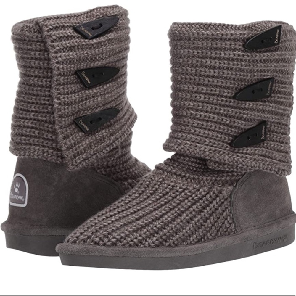 🐻 Bearpaw Women's Knit Tall Mid-Calf Wool Boot
